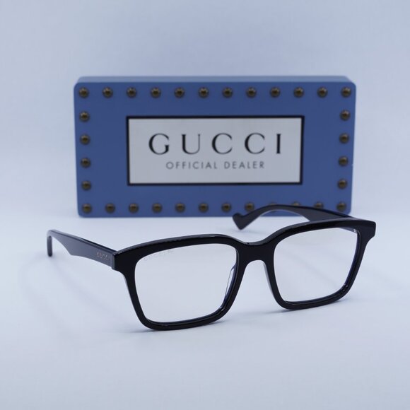 Gucci GG0964S 001 Square Sunglasses - Black/Transparent Photochromic - Picture 1 of 12